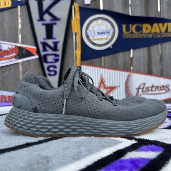 Size M7.5/W9 - NoBull Shoes Gray Ripstop Runner Training Gym Sneakers‎ CrossFit - Picture 2 of 9